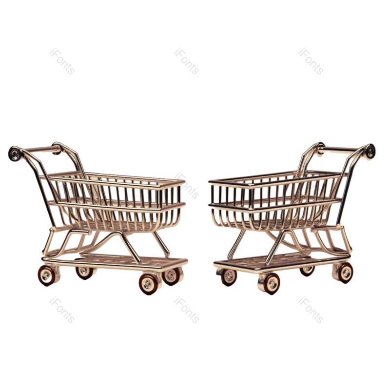 卡通图片,插画元素,金属PNG,商店免抠素材